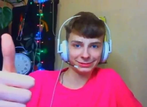 headphones human face person