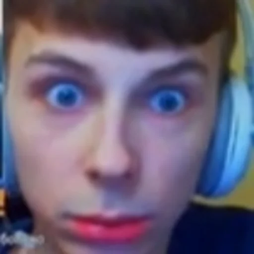 headphones human face eyebrow