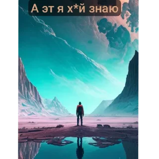 Стикер Остров и жизька - 2