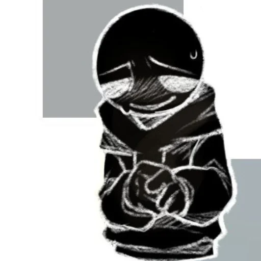 Стикер ShadowManNegr - 1