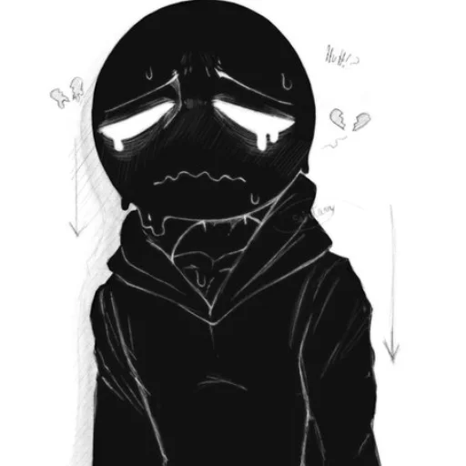 Sticker ShadowManNegr - 1