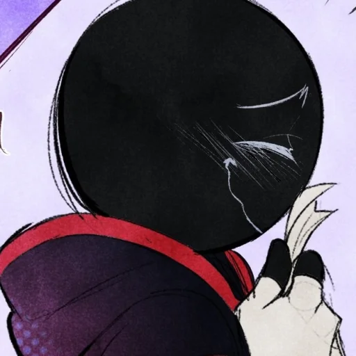 Sticker ShadowManNegr - 1