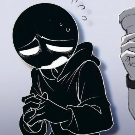 Sticker ShadowManNegr - 1