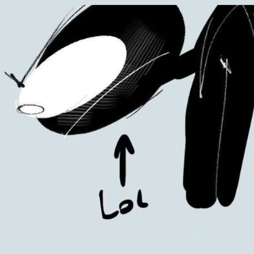 Sticker ShadowManNegr - 1