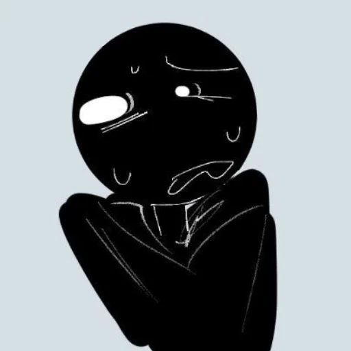 Sticker ShadowManNegr - 1