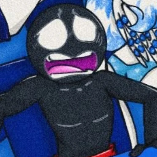 Sticker ShadowManNegr - 1