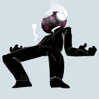 Sticker Шэдоу мен 👣  @HeartfailureA - 5