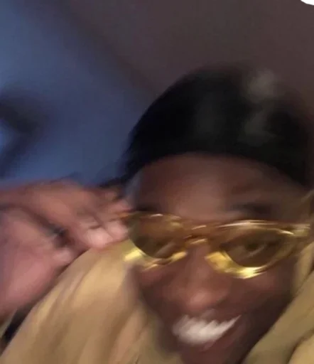 person human face glasses