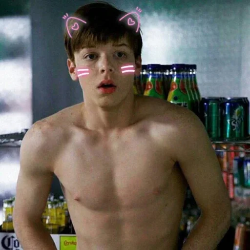 person soft drink human face