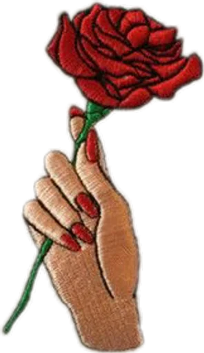 эскиз цветок роза