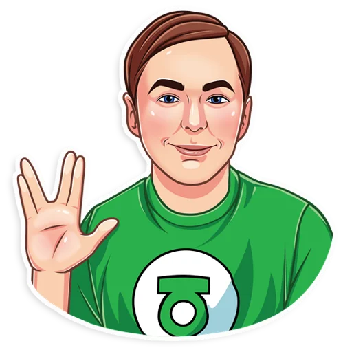 Стикер Sheldon - 11