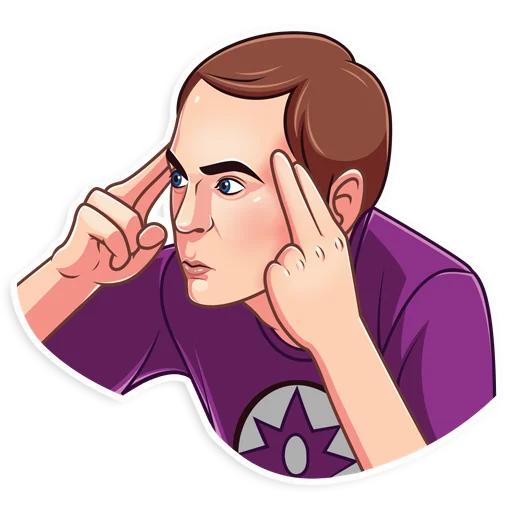 Стикер SheldonCooper - 1