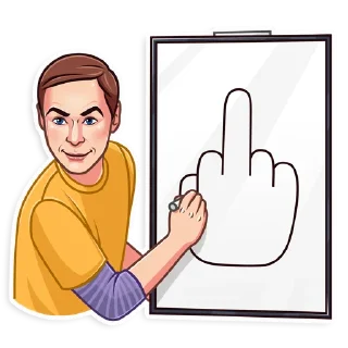 Стикер Sheldon - 6