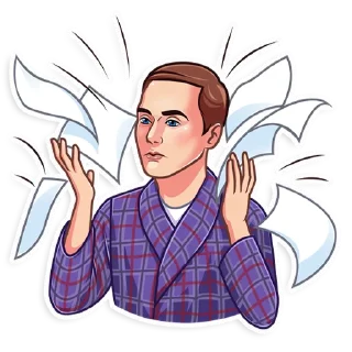 Стикер Sheldon - 8