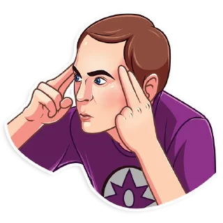 Стикер Sheldon - 3