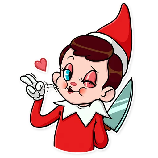 Sticker Elf on The Shelf - 8