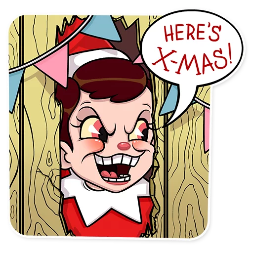 Sticker Elf on The Shelf - 6