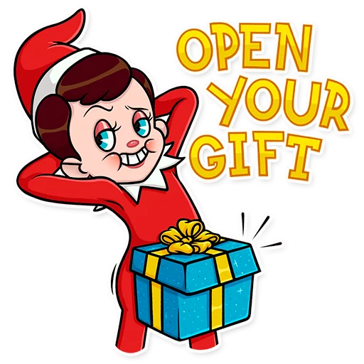 Sticker Elf on The Shelf - 5