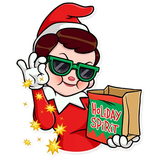 Sticker Elf on The Shelf - 2
