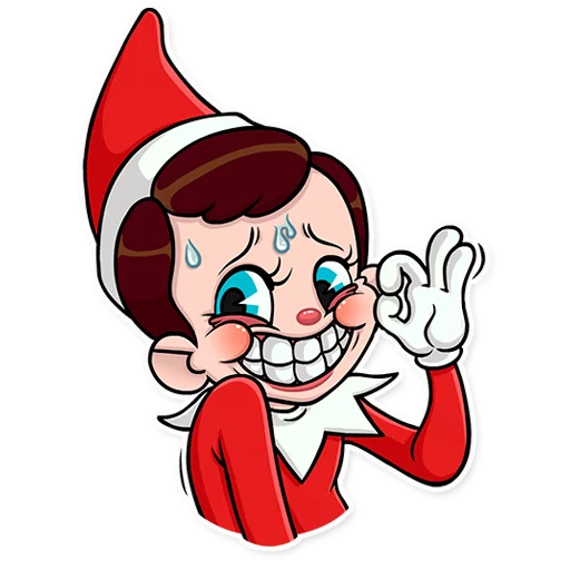 Sticker Elf on The Shelf - 0