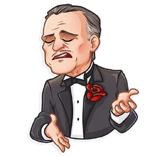 Стикер Крестный Отец - @ShemFather - 0