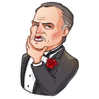 Стикер Крестный Отец - @ShemFather - 7