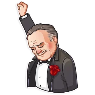 Стикер Крестный Отец - @ShemFather - 2