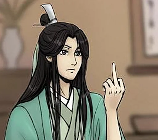 anime cartoon human face