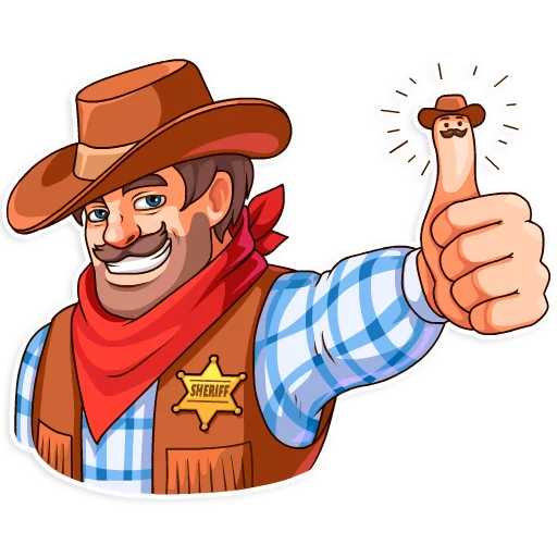 Sticker Sheriff Adam - 7