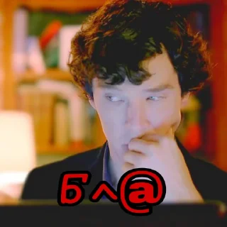 Sticker Шерлок by @stikeru7777 - 7