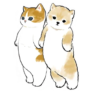 Sticker Шиба и Нян котик @TgSticker - 0