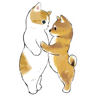 Sticker Шиба и Нян котик @TgSticker - 11