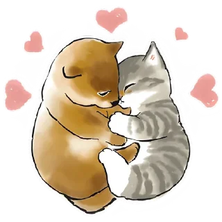 Sticker Шиба и Нян котик @TgSticker - 7