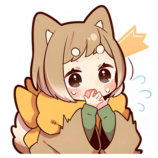 Sticker Щенок Шиба @nyasticks - 11