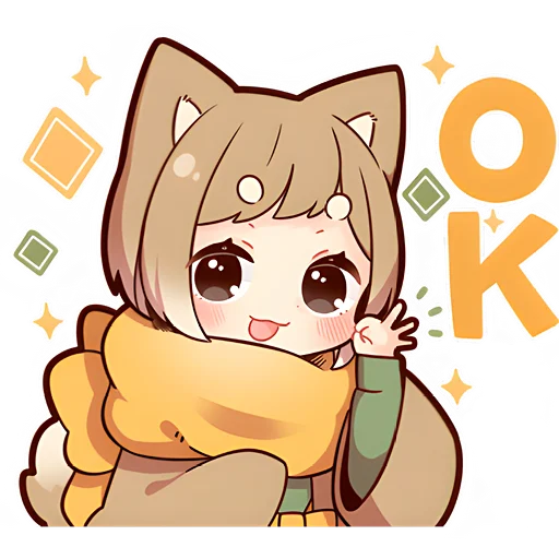 Sticker Щенок Шиба @nyasticks - 10