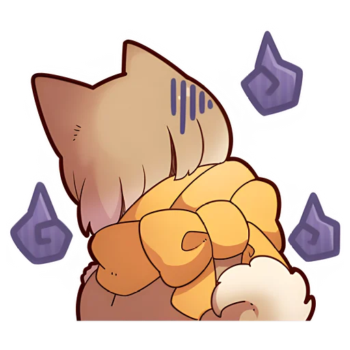 Sticker Щенок Шиба @nyasticks - 4