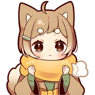 Sticker Щенок Шиба @Nyasticks - 5