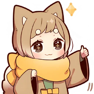 Sticker Щенок Шиба @Nyasticks - 3