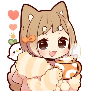 Sticker Щенок Шиба @Nyasticks - 6