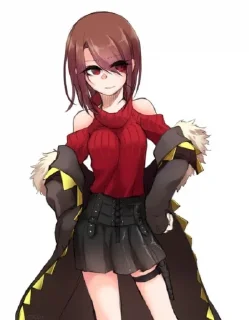 Sticker Shiftfell/Storyfell Chara - 2