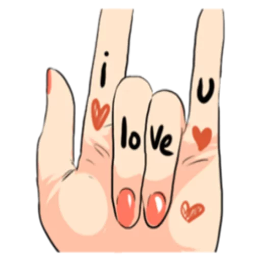 Sticker LѺ✔∃👉❤👈 - 4