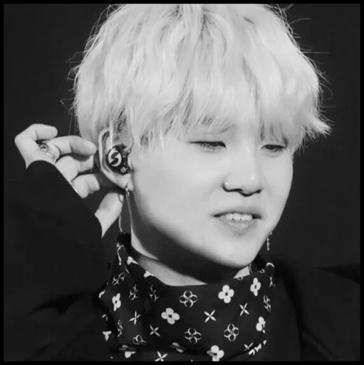 person human face black and white