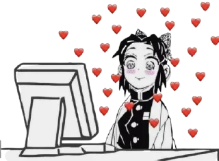 Sticker SHINOBU @animestickerchannel - 1