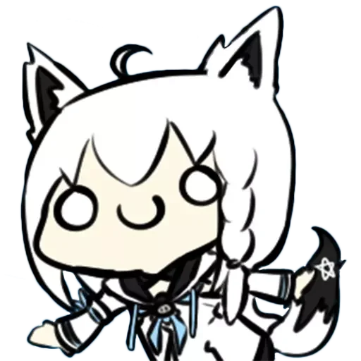 Sticker Hololive Fubuki - 7