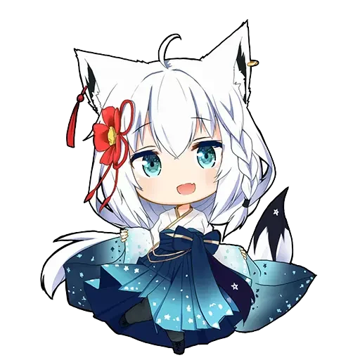 Sticker Hololive Fubuki - 1