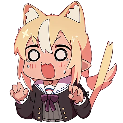 Sticker Ширануи–тян @nyasticks - 2