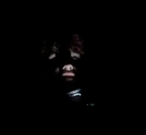 darkness black human face