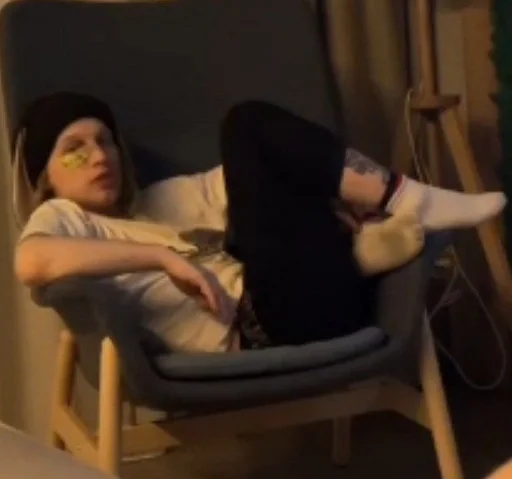 person indoor human face