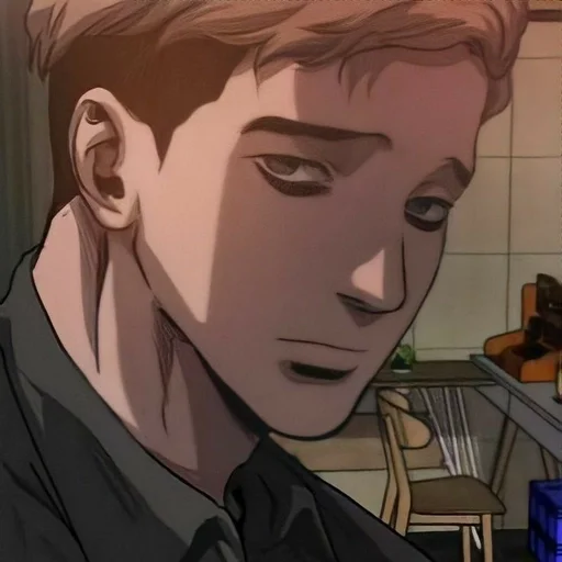 human face cartoon anime