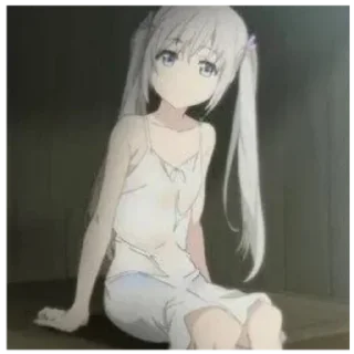 cartoon girl hime cut